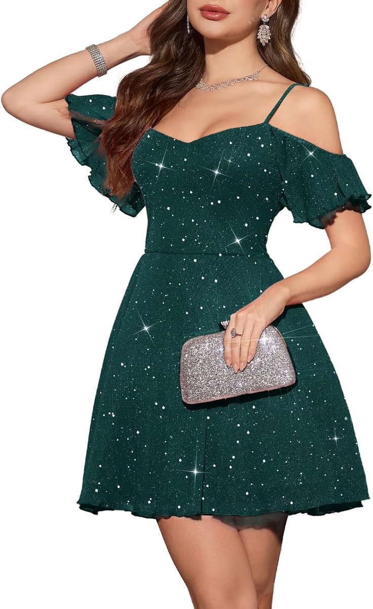 Women's Sweetheart Homecoming Jurk 2026 Cocktail Wedding Spaghettibandjes School Dance Prom Jurken
