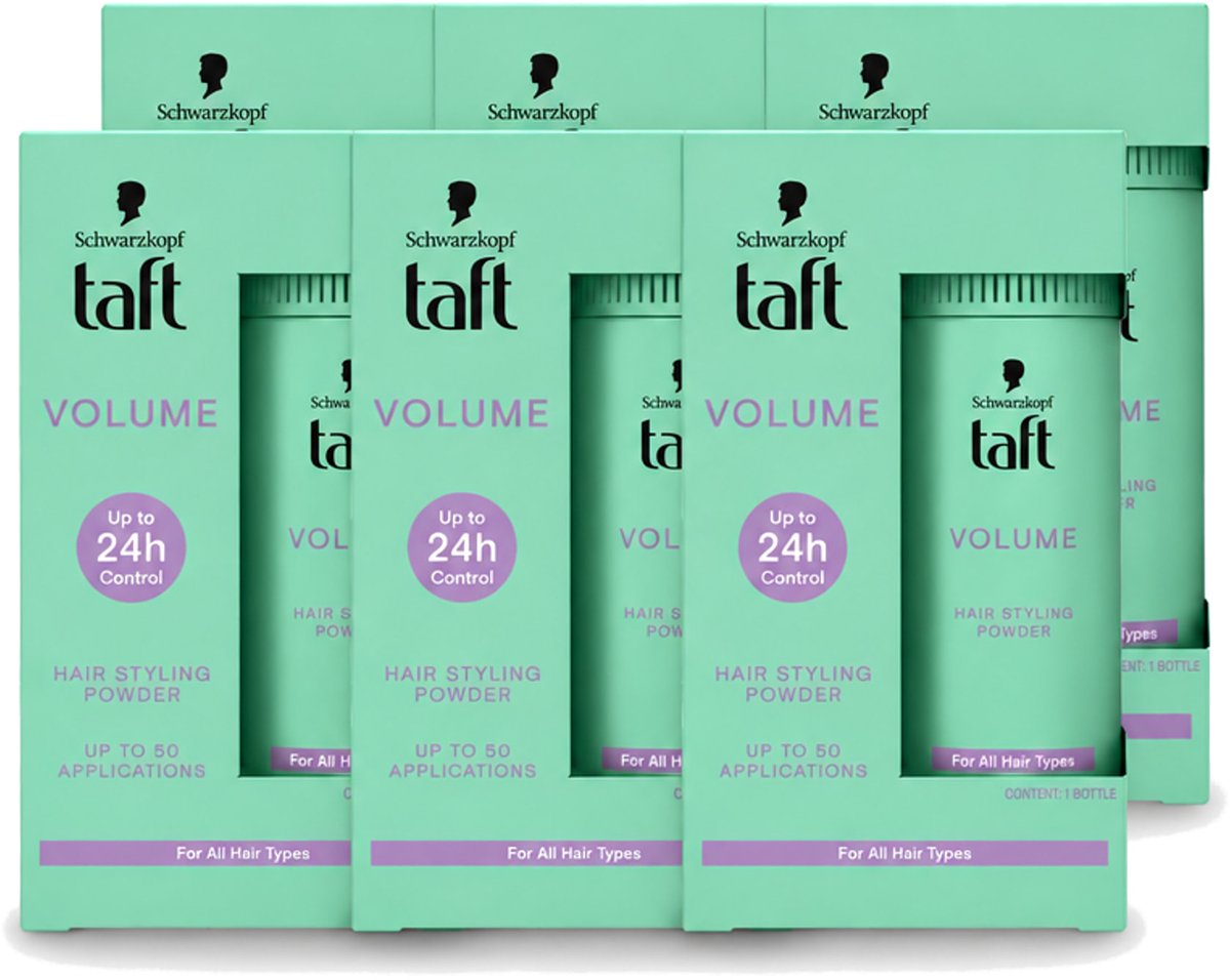 6 x Taft - Volume - Hair Styling Powder - Instant volume - 10 gr - Voordeelverpakking - 6 stuks