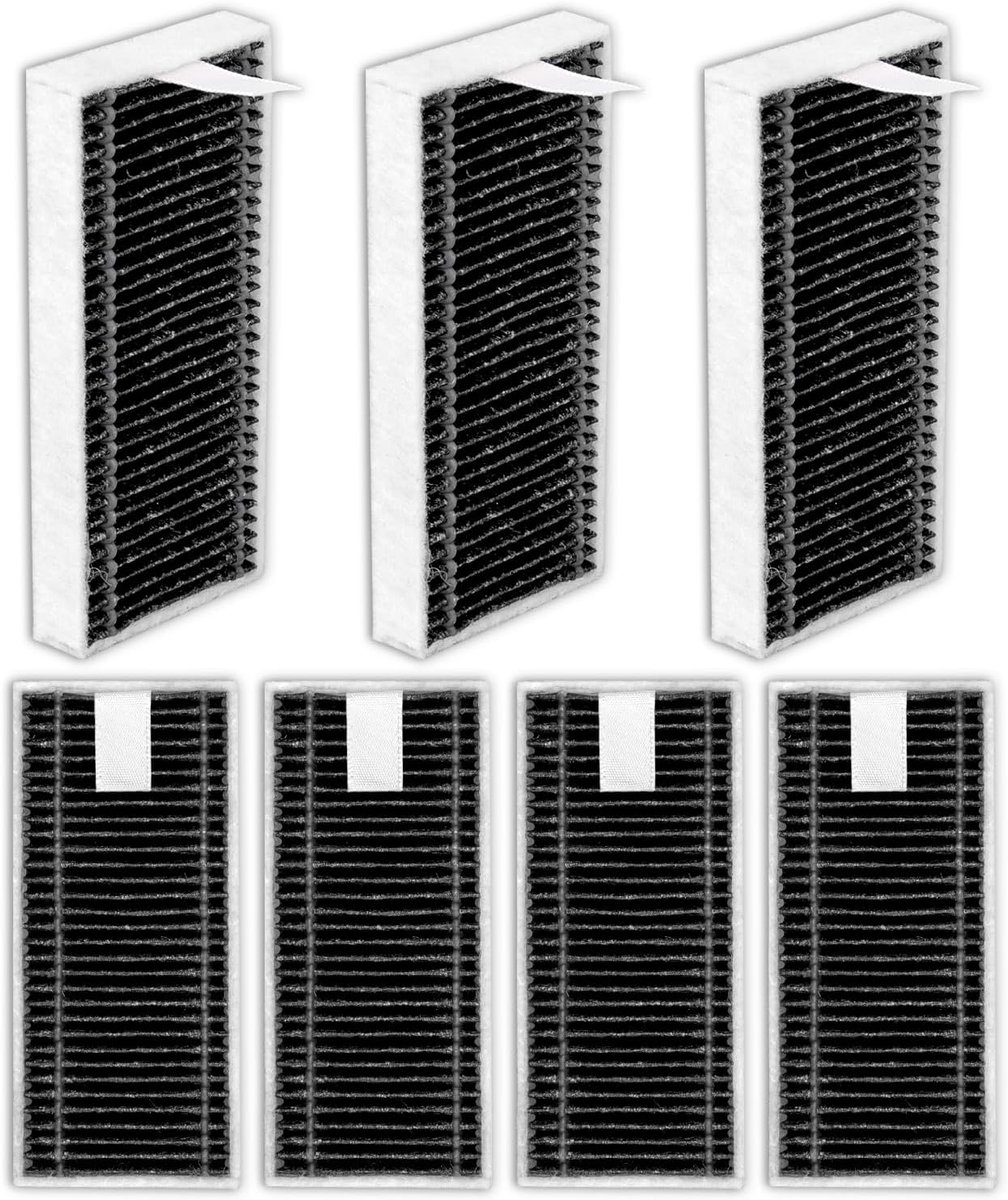 (7 stuks) X9 Pro Omni Vervanging HEPA-filters Compatibel met ECOVACS DEEBOT X9 Pro Omni/X8 Pro Omni/T80 Omni/X11 OmniCyclone/ X11 Pro Omni Robot Vacuüm, Filter Kit, Filters Accessoires Kit