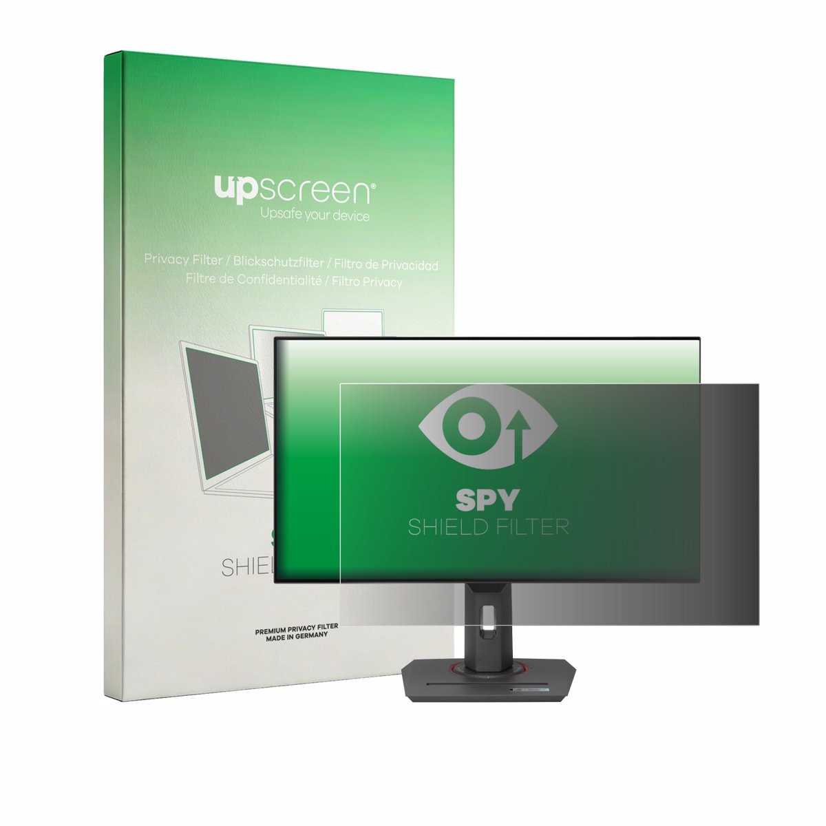 upscreen - privacyscherm voor ASUS ROG Strix XG27AQDMES - privacy filter screenfilter Blauwlichtfilter