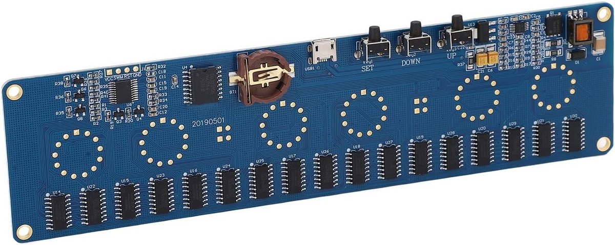 Nixie Tube Klok Drive Module met 7 Kleuren Glow - Digitale Tijdweergave en Decoratie