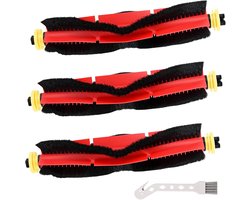Borstels vervangende onderdelen - compatibel met Roborock S6 Pure, S6 MaxV, E4, S4 Max, S5, S5 Max, S4, E2, E3, E5, E20, E25, E35, S50, S65, Xiaomi Mijia robotstofzuiger
