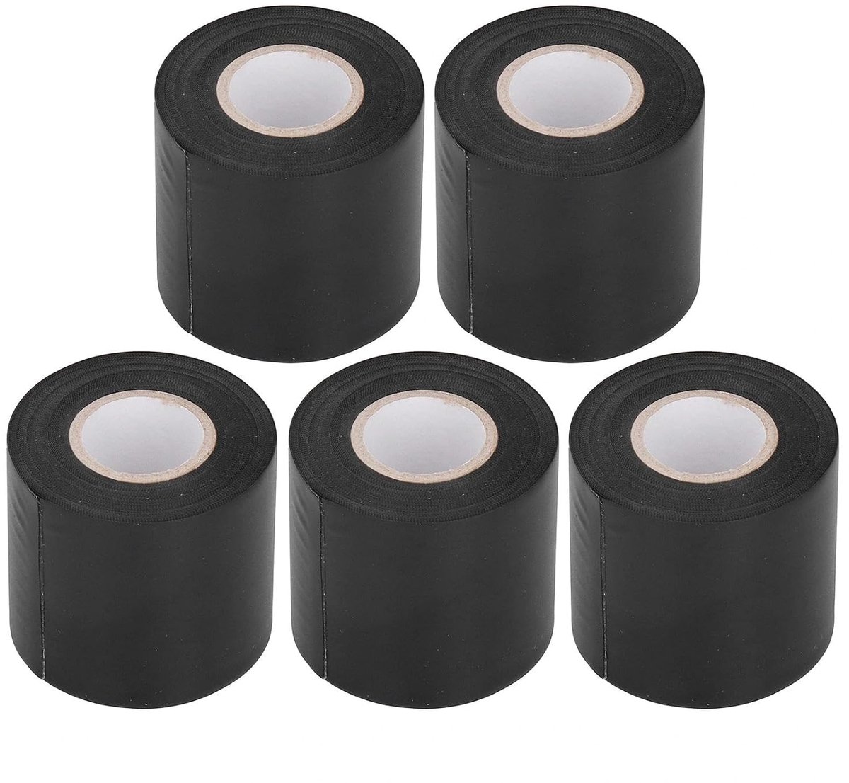 5 stuks airconditioning buisband, 6 cm breed, oliebestendige buis, koperen buisisolatie, beschermfolie voor elektronische onderdelen en accessoires, zwart