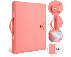 BOTC Tekenmap A3 - 33 x 45 cm - Met handvat - Groot - Roze