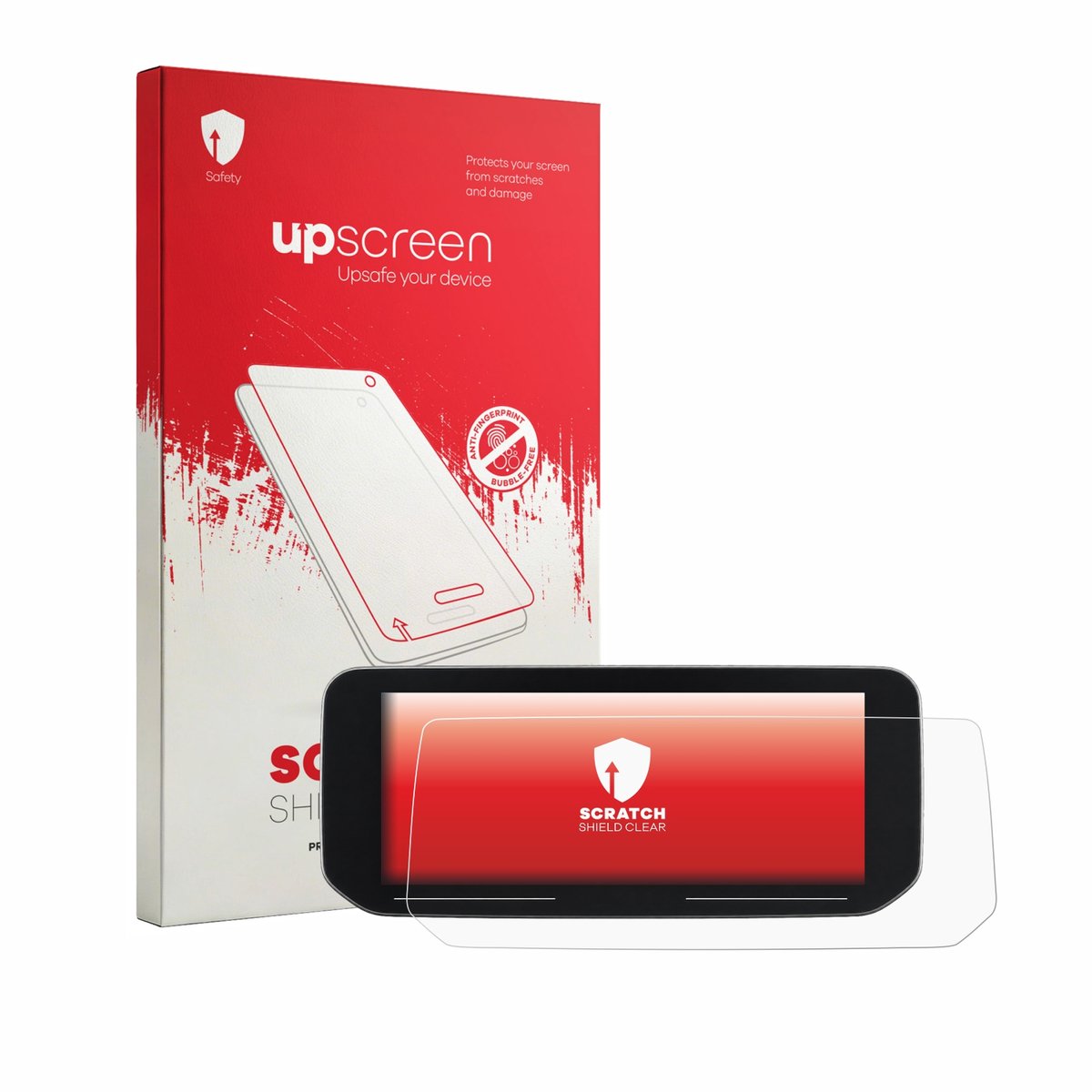 upscreen - Screenprotector voor BMW C 400 GT 10.25" - Folie Beschermfolie transparant