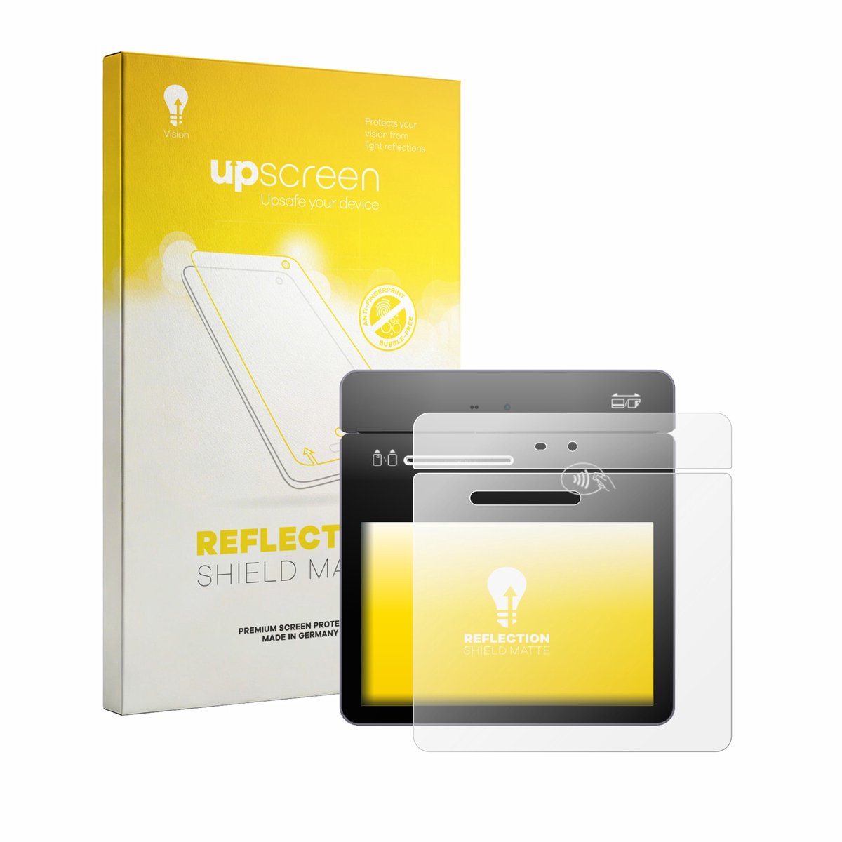 upscreen - Screenprotector voor Pax A3700 - Folie Beschermfolie anti glare matte