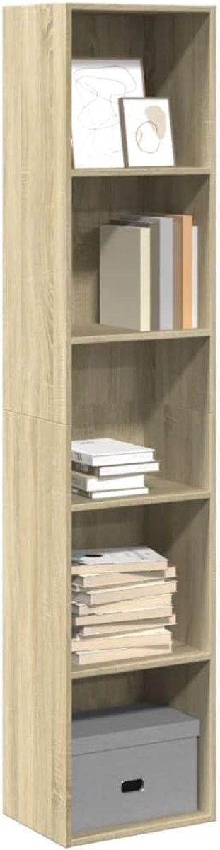 Boekenkast Sonoma eiken 40x30x189 cm houtmateriaal staand rek met open
