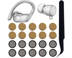 Stofdicht Mesh Vervanging voor Beats Flex & Beats Powerbeats Pro & Beats X & urBeats3 Oordopjes Stoffilter * 10 paar
