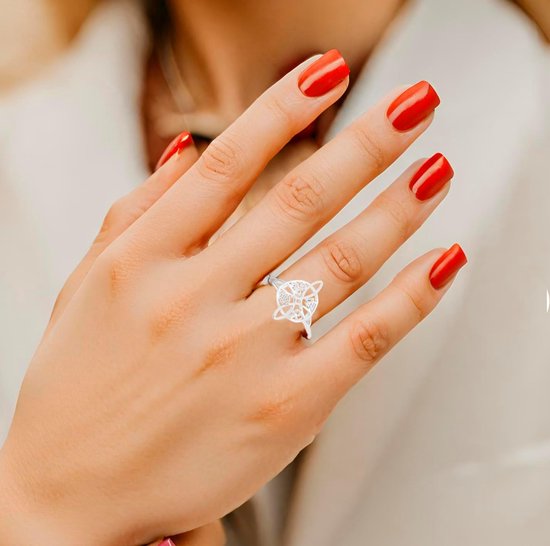 Faith Ring met heksenknoop voor dames, pentagram, Egyptisch kruis, verstelbaar, roestvrij staal, Triskel Talisman, Keltisch, magisch, beschermend — afbeelding 3