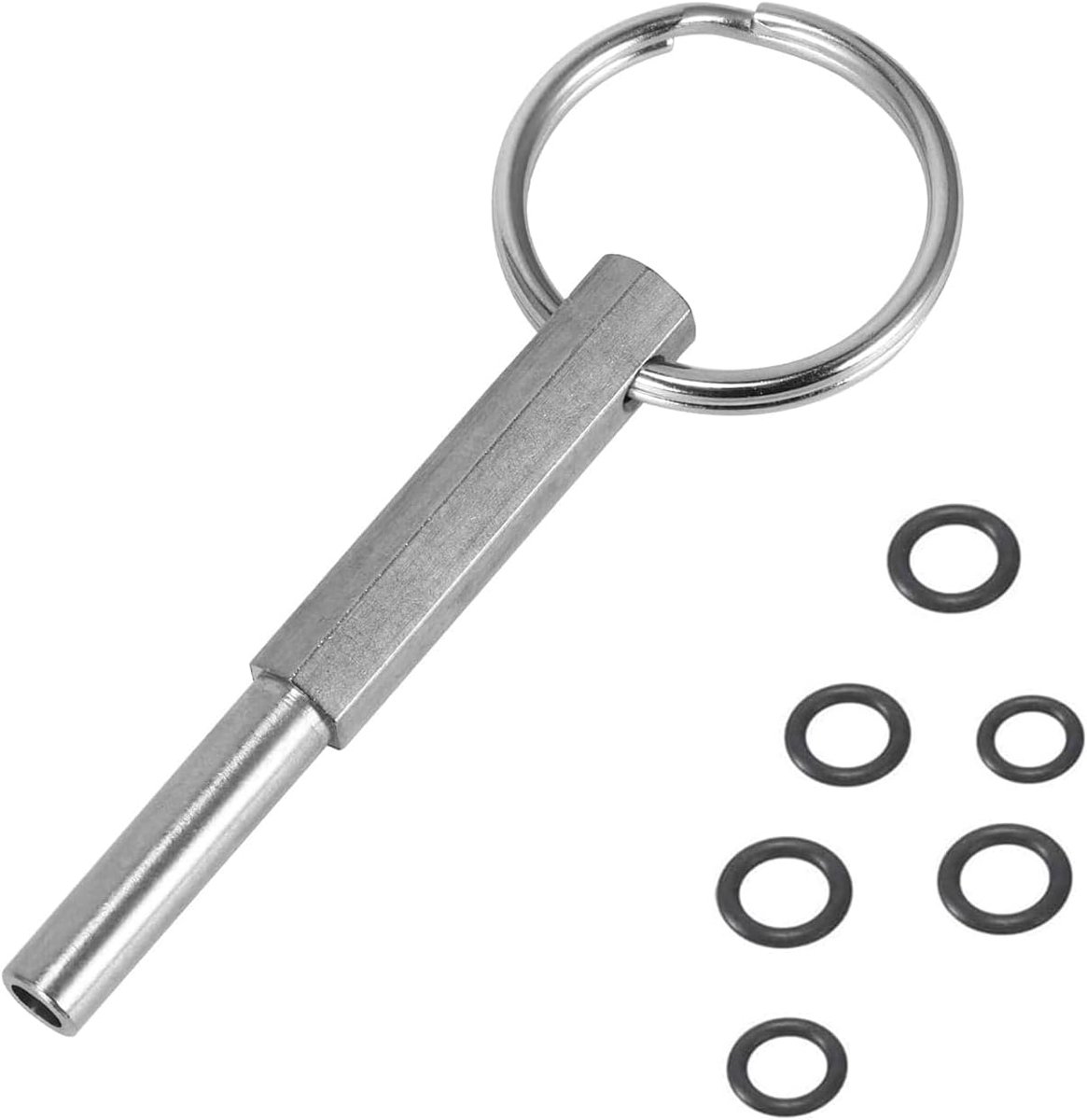 Moersleutelset, koffiemachine sleutel, volautomatische koffiemachine ovale kop sleutel roestvrij staal ovale kop bit reparatie tool met 6 pakkingen voor thuis koffiewinkel