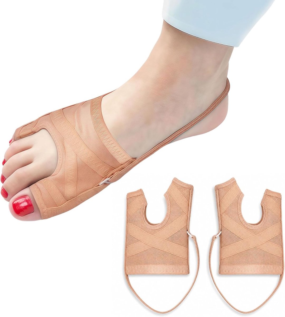 Hallux Valgus Teenspreider Correctie 1 Paar Maat L