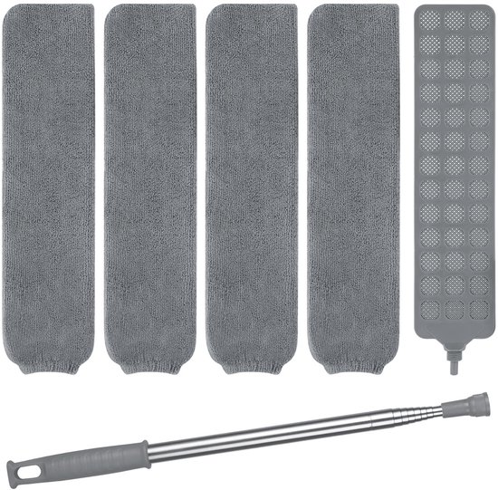 Famanu – Spletenreiniger met microvezel, inclusief lange steel