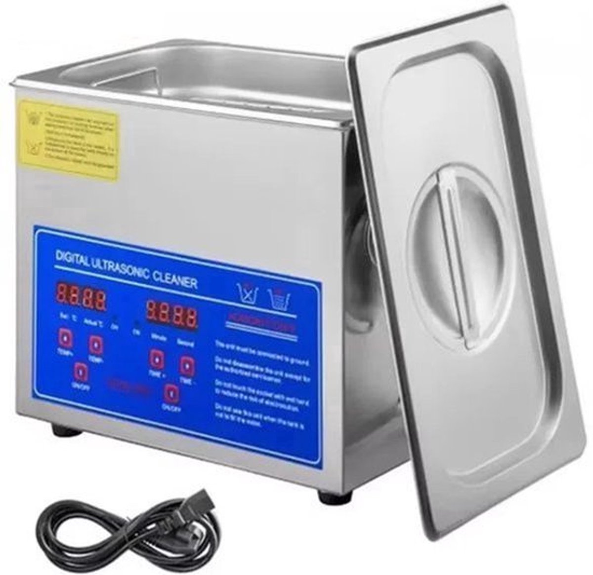 Ultrasoon Reiniger - Roestvrij Staal Professionele - Ultrasone Reinigingsapparaat - Digitale Verwarmings Timer - Sieraden - Brillen - Tanden - 22L