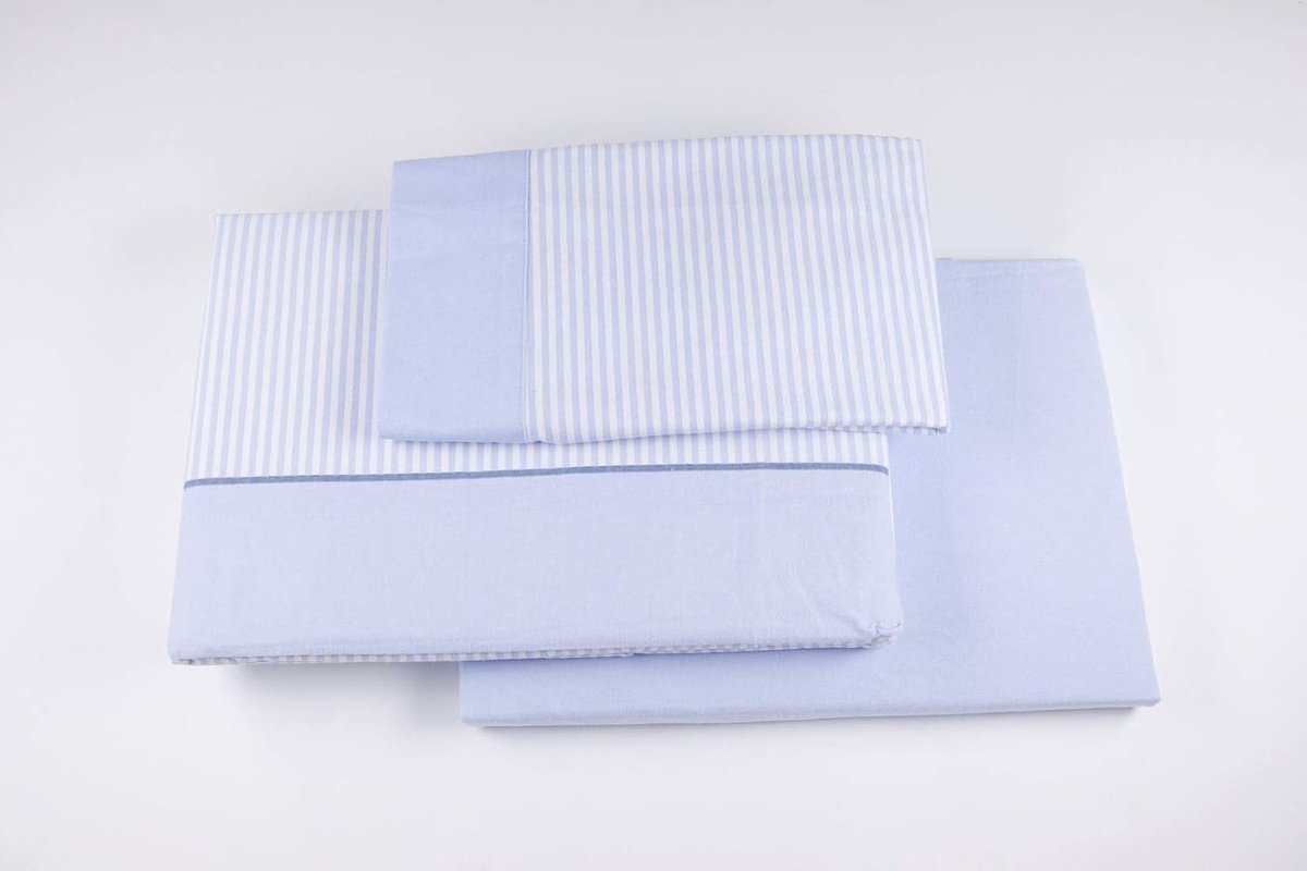 Blanco Premium flanellen laken 546 blauw, voor bed van 200 cm (+ afmetingen beschikbaar), bedlaken 200, tweepersoonsbed 200