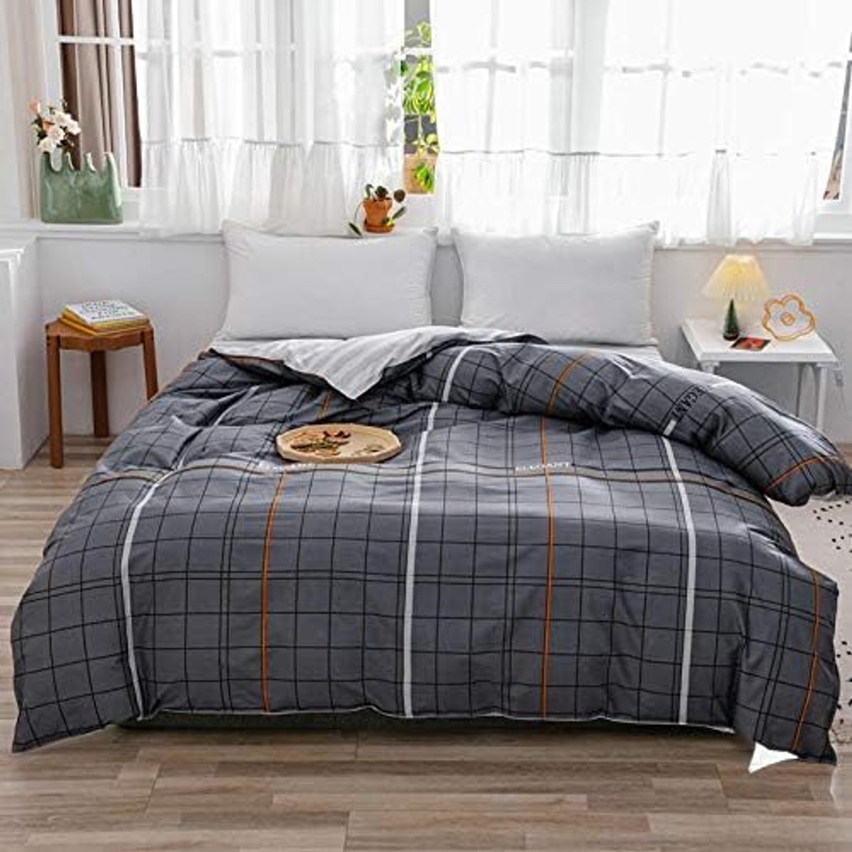 Katoenen sprei, eenvoudige stijl sprei, een stuk twill bed cover, multi-size, multi-color beddensprei