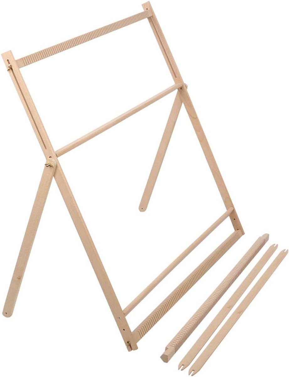 Weefgetouw DIY Houten Hand Weefmachine Verstelbare Beugel Tapestry Wol Breien Tool Groot Frame voor Beginner