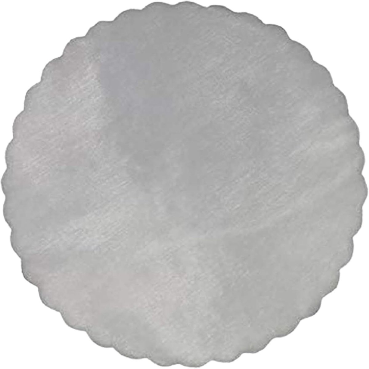 Set van 50 TULLE-zeilen voor snoepzakken en dragees, diameter 24 cm, wit
