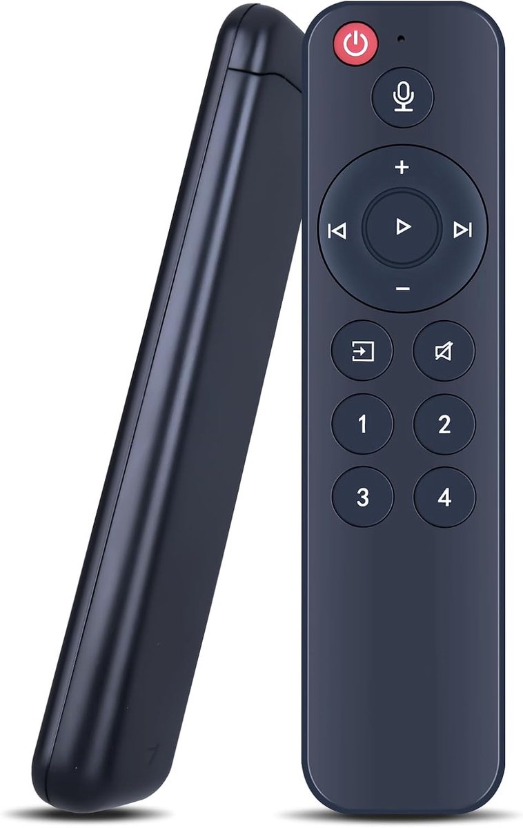 Vervangende afstandsbediening voor WiiM Mini AirPlay 2 Pro Plus Audio Streamer, Push-to-talk