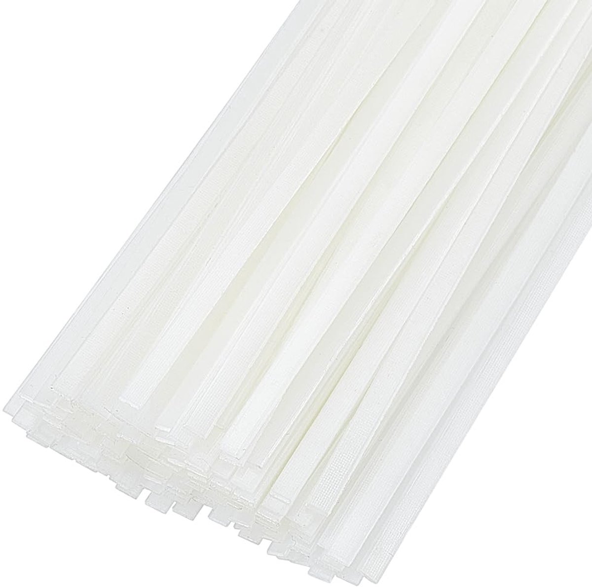 Dailygoods- Thermische Plakstrips 288 x 4 mm - 120 Stuks - Harsmateriaal - Schokbestendig - Duurzaam - Voor Massabindingen - Lijmstrips