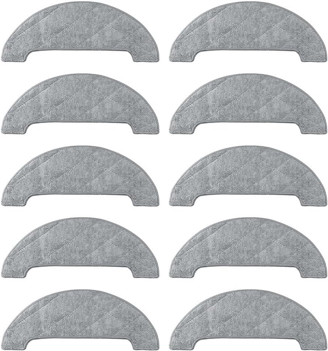 Pads, Reiniging Mop Doek Vervanging voor Honiture Q6 Pro, voor Laresar voor L6 Pro, voor AIRROBO T10+, voor NoMo N2 Robot Stofzuiger Onderdelen (10 PACK)