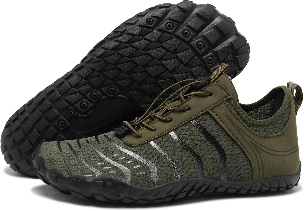 Barefoot Schoenen Womens Mens brede teen vak water schoen