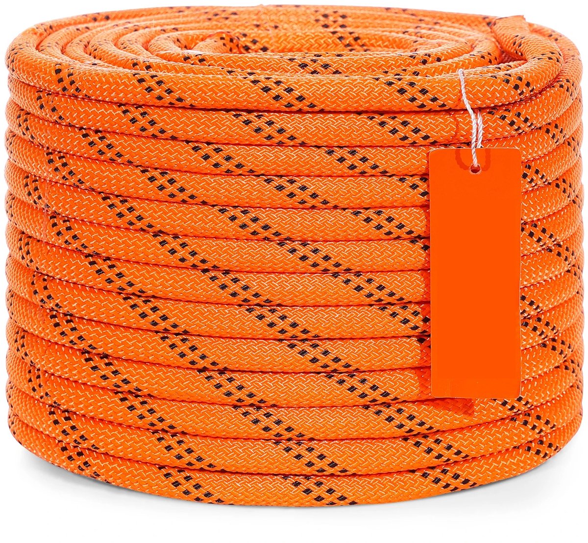 Novari - Polyester koord - Touw - Koord - Klimtouw - Hoge breeksterkte 35,58kN - Dubbel gevlochten constructie - 36,57m lengte