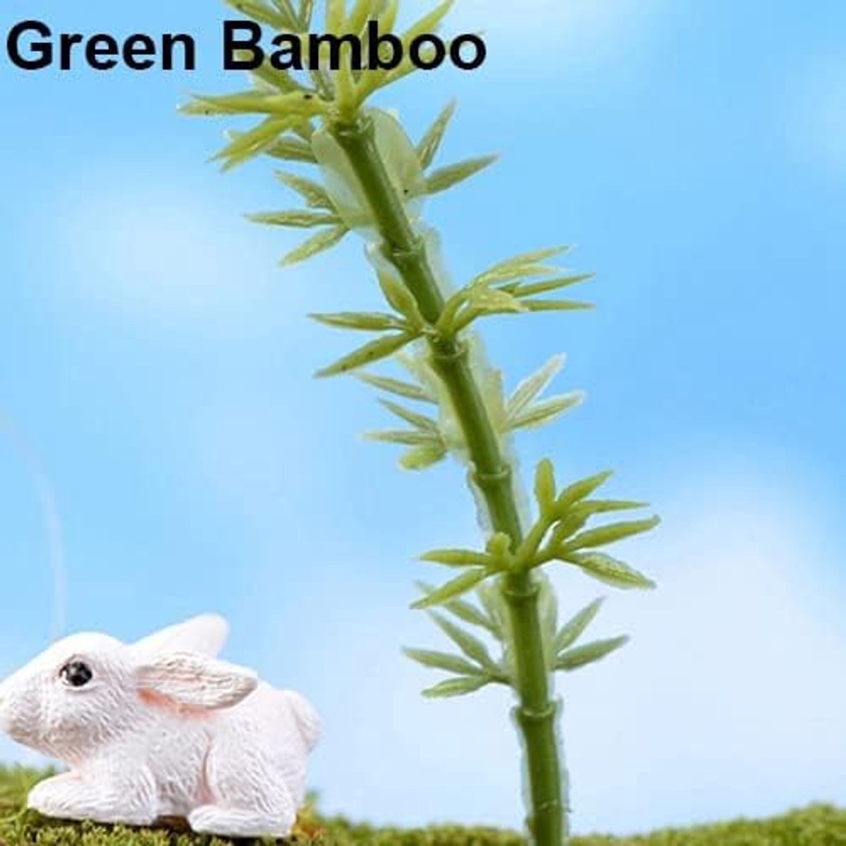Miniatuur Sakura Plum Willow Tree Planten Fee Tuin Accessoires Poppenhuis Ornament Kunstplant (Color: Bamboo)