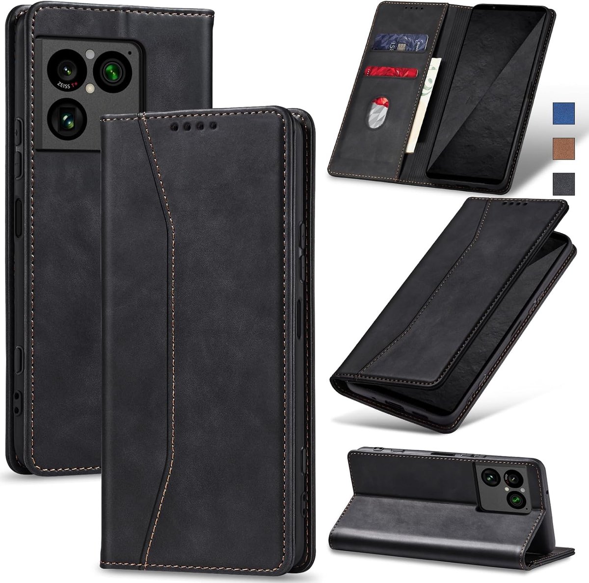 Hoesje voor Sony Xperia 1 VIII,Zwart