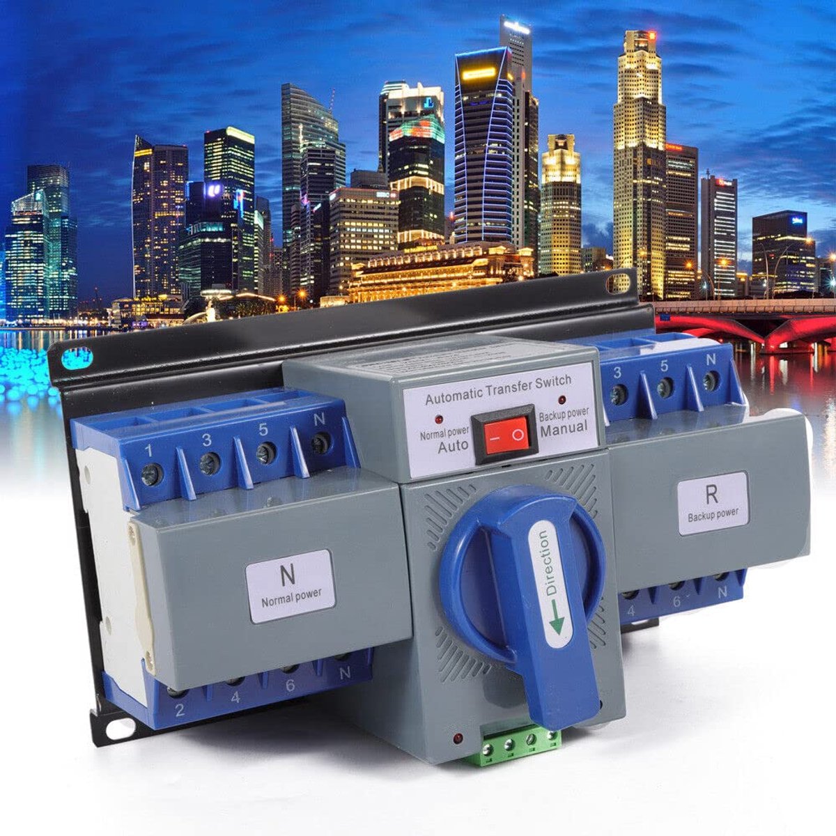 63A 4P Automatische schakelaar Home Dual Power Transfer Schakelaar Transfer Switch Dual Power Schakelaar Dubbele Voeding Power Schakelaar Dubbele Transfer Schakelaar Overdrachtsschakelaar