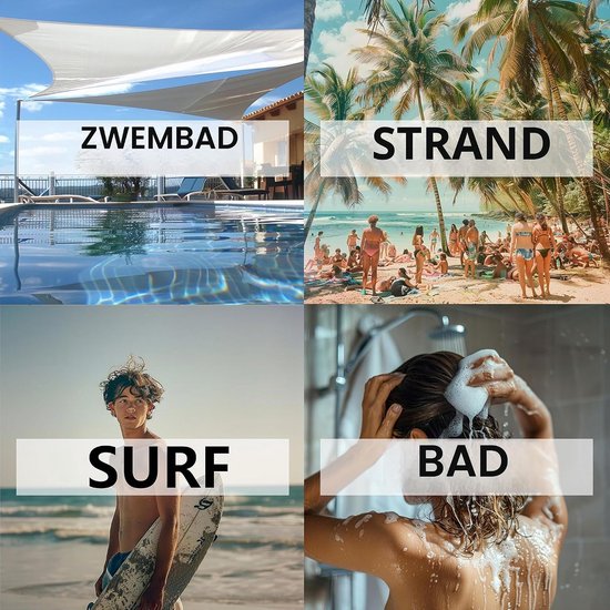 Surfponcho, omkleedhanddoek, badjas met capuchon voor volwassenen (heren en dames). Ideaal voor zwemmen, het strand, surfen, duiken, thuis, warmwaterbronnen en baden, Kid-M — afbeelding 5