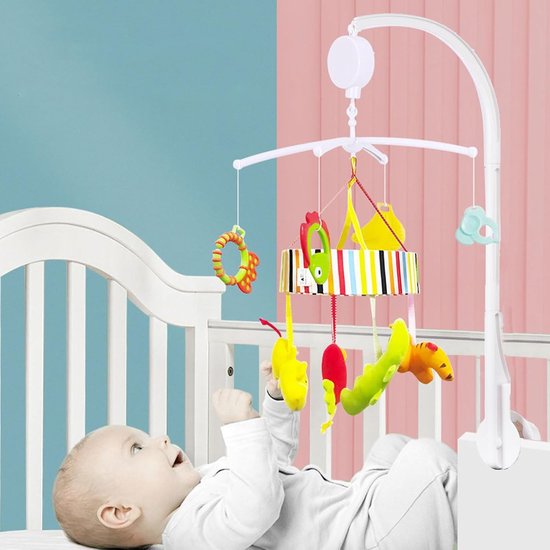 houder, mobiele houder, luiertafel, babybed, belhouder, verstelbare mobiele babystandaard, voor ophanging, windgong, bedbel, babybed, speelgoed, voor babybed, mobiele stangen — afbeelding 4