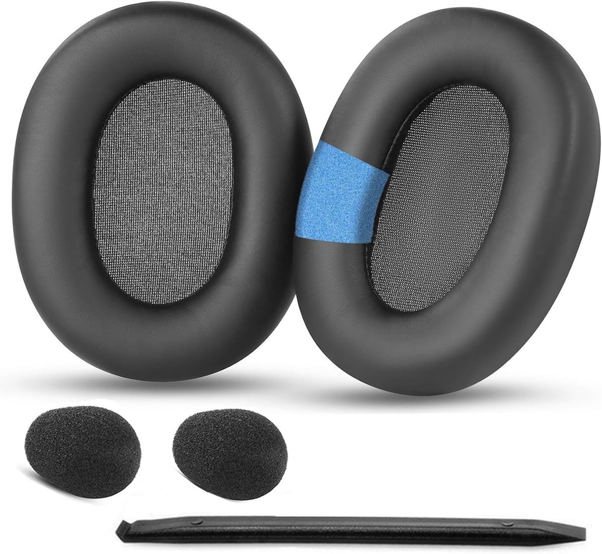 Vervangende Oorkussens voor Sony Inzone H7 en H9 Headsets met Zacht Kunstleer en Geluidsisolatie Foam - Zwart, Comfortabel en Duurzaam