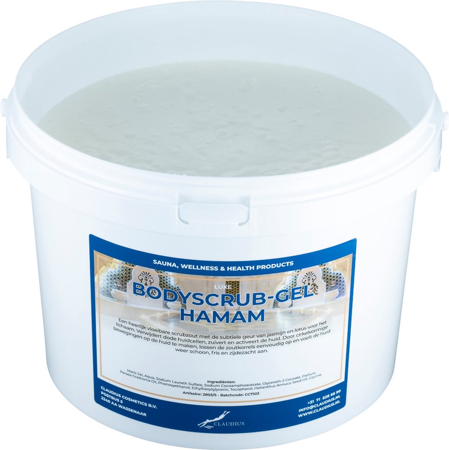 Claudius Luxe Verzorgende Bodyscrub-Gel Hamam 20 KG - Hydraterende Lichaamsscrub - Body Scrub