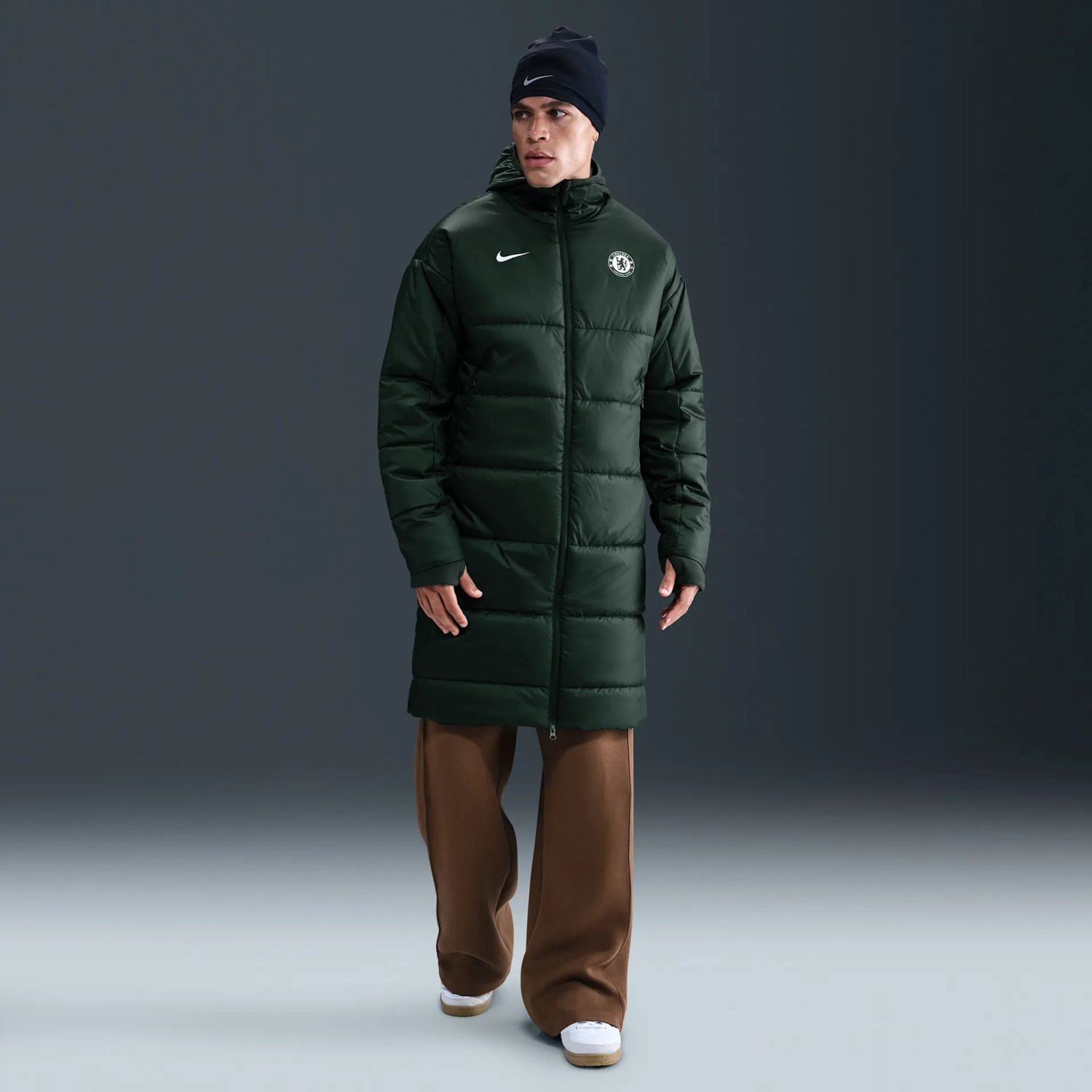 Chelsea Jas FC Academy Pro Therma-FIT Winterjas Groen