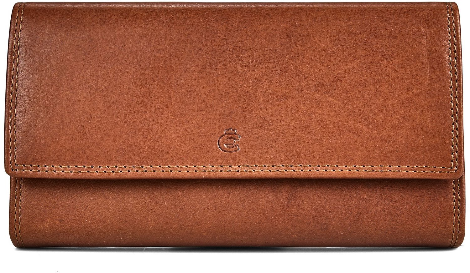 Esquire Dallas Portemonnee Leder 17.5 cm - Dames - Horizontaal - braun