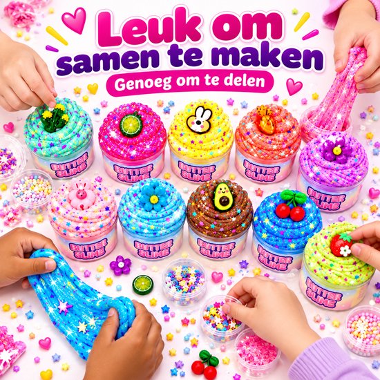Twenty4seven® Slijm Set met 10 Cupcakes - 70ML - Cupcake Maken Pakket - Slime Kit Knutselset & Knutselpakket - Knutselen voor Meisjes en Jongens vanaf 5 Jaar - Sinterklaas Cadeau en Kerstcadeau — cadeau in Hobby - foto 6