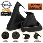 Echt Lederen Pookhoes met Handremhoes Geschikt voor Opel Corsa C Bj 2000-2006