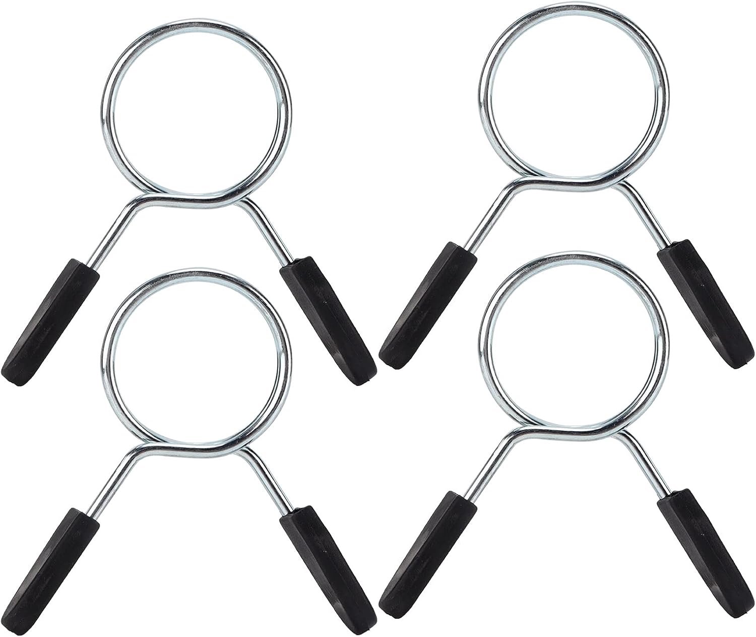 Halterkraagslot 48 mm - Halterveerkraagclips - Set van 4 - Veilig trainen thuis of in de sportschool - m-winkel