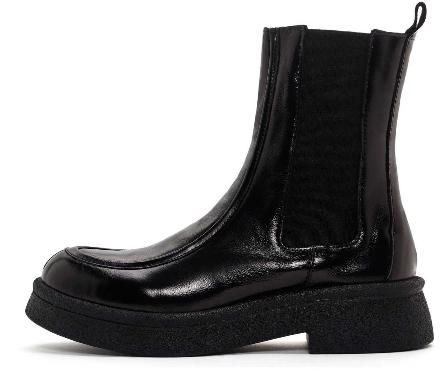 DERIMOD Chelsea Boots Patent Leather Chelsea Boots