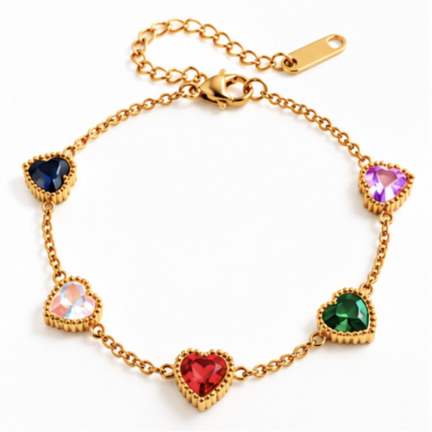 Luxe armband - Verguld - zirkonia - vrouwen armband - Goudkleurig armbanden - hoogwaardig roestvrij staal- armbandje - Goudkleurig - cadeau - verjaardag cadeau - Kerst cadeau