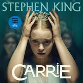 Boekomslag van Carrie met een meisje dat een zilveren tiara draagt, met de tekst 'Nu een originele Prime-serie'.