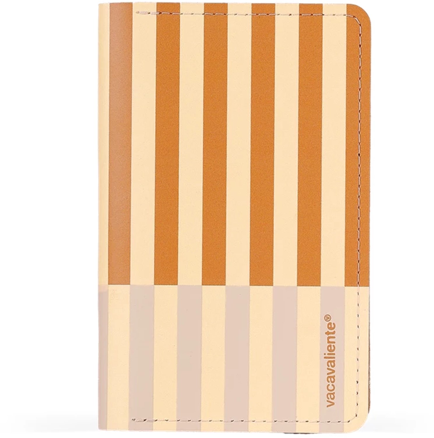 Vacavaliente Stripes paspoort houder vanilla