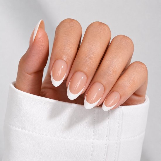 Mimo Seoul Soft Gel Press On Nails Extra Kort - Daily Set 2-in-1 (60 Stuks) - White French & Baby Boomer Square - Plaknagels Met Lijm & Plakstickers - Nepnagels Valse Nagels - Herbruikbare Gelnagels met Compleet Prep Kit — cadeau in Mode & Accessoires - foto 3