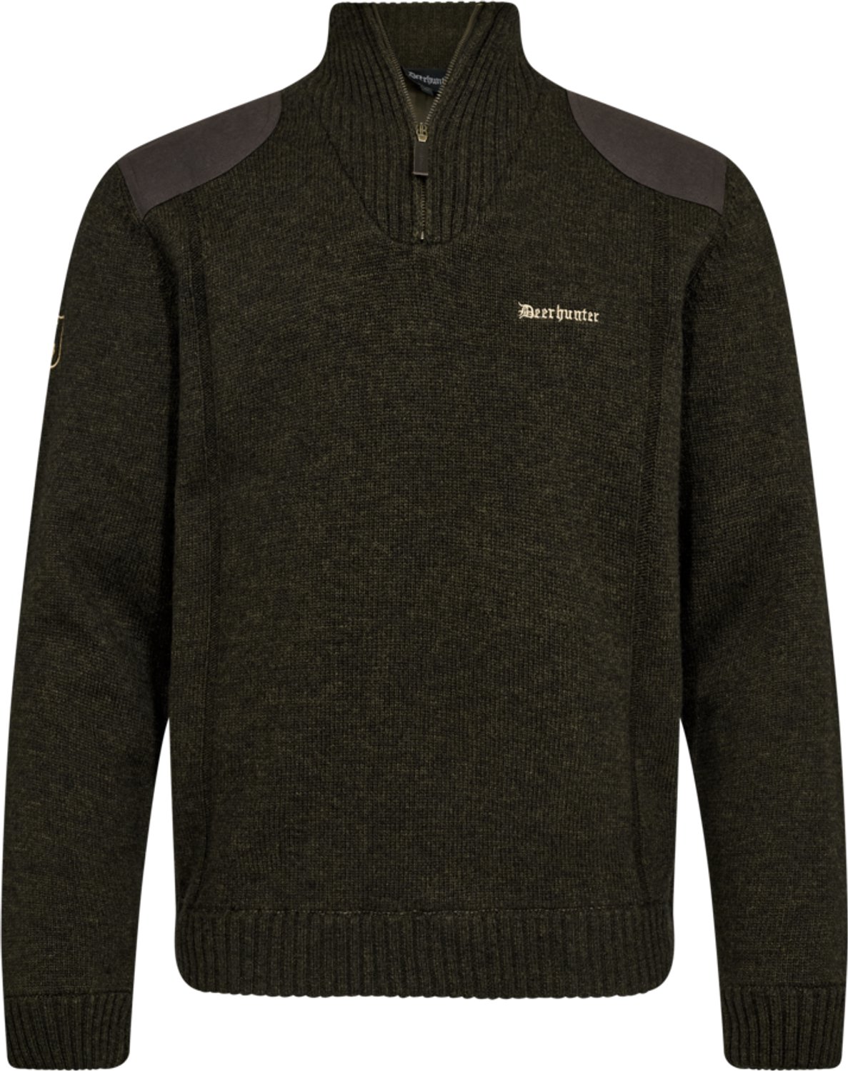 Deerhunter Finley Stormliner Trui Met Ritskraag Outdoor Trui met Ritskraag Scandinavische Trui met Ritskraag Ridgewood Melange Maat -L