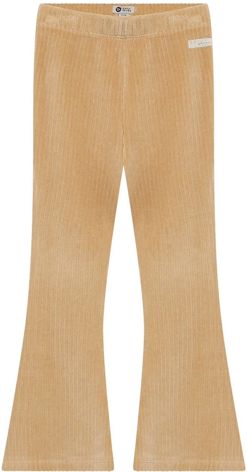 Daily7 - Flared Velvet Pants - 2120 Ginger Root - Maat 86