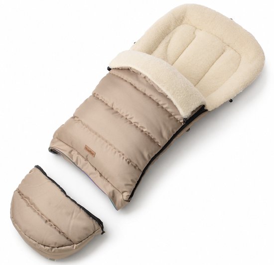 Zaffiro Nordico Babyslaapzak Wol 87-107cm Beige — afbeelding 5