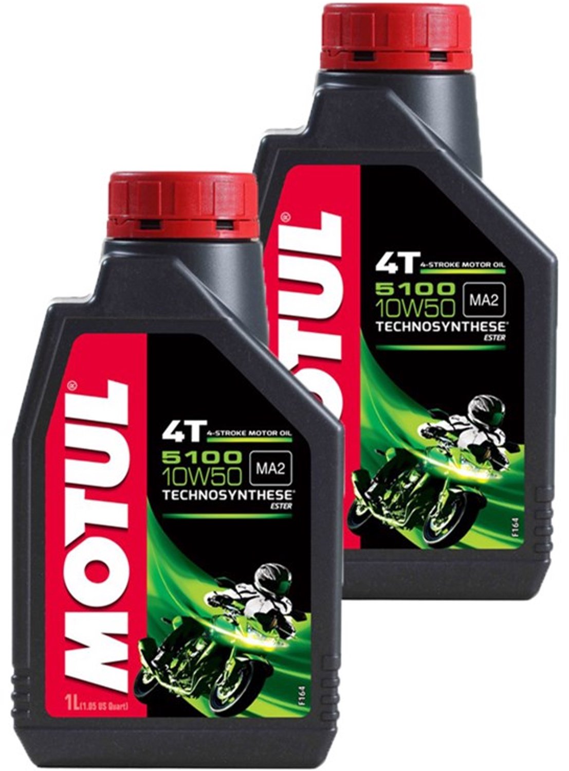 2x Motul 5100 4T 10W50 - 1L
