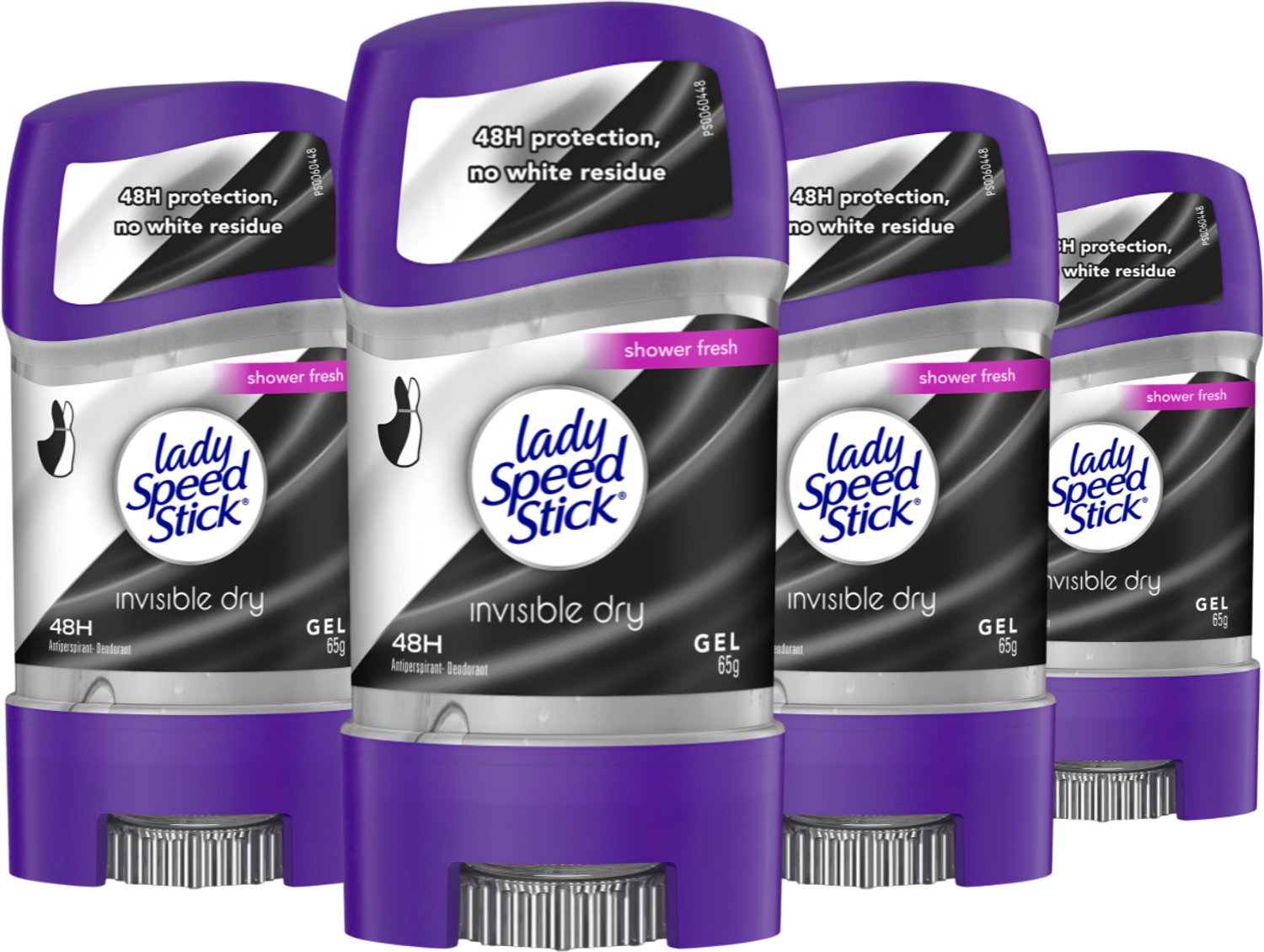 Lady Speed Stick Invisible Dry Shower Fresh Deodorant Vrouw - Anti Transpirant Gel Deodorant Stick - 4 x 65g