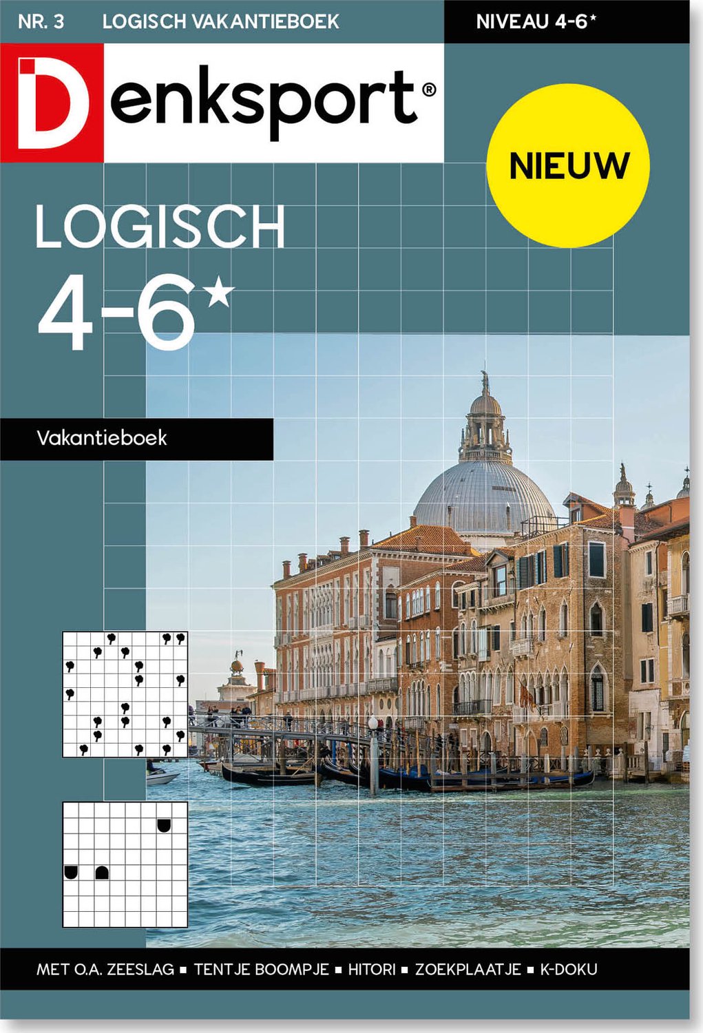 Denksport Puzzelboek Logisch 4-6* vakantieboek, editie 3