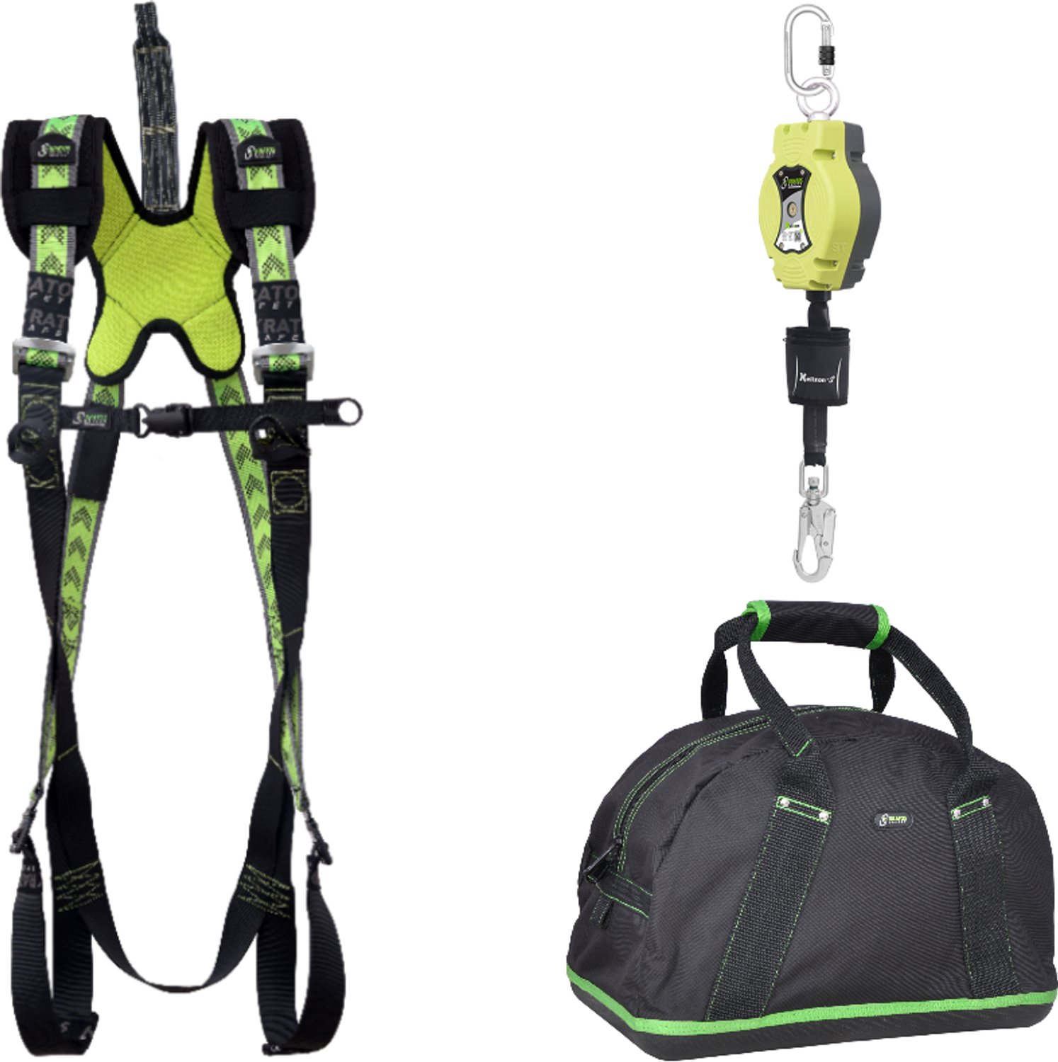 Kratos Complete set valbeveiliging standaard - Valstopblok 6m - Zonnepanelen - Maat S-L